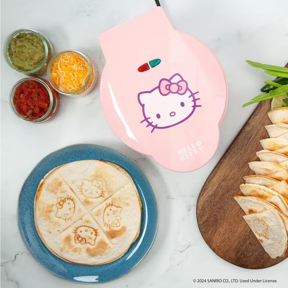 Hello Kitty 80 Sq. In. Pink Quesadilla Maker