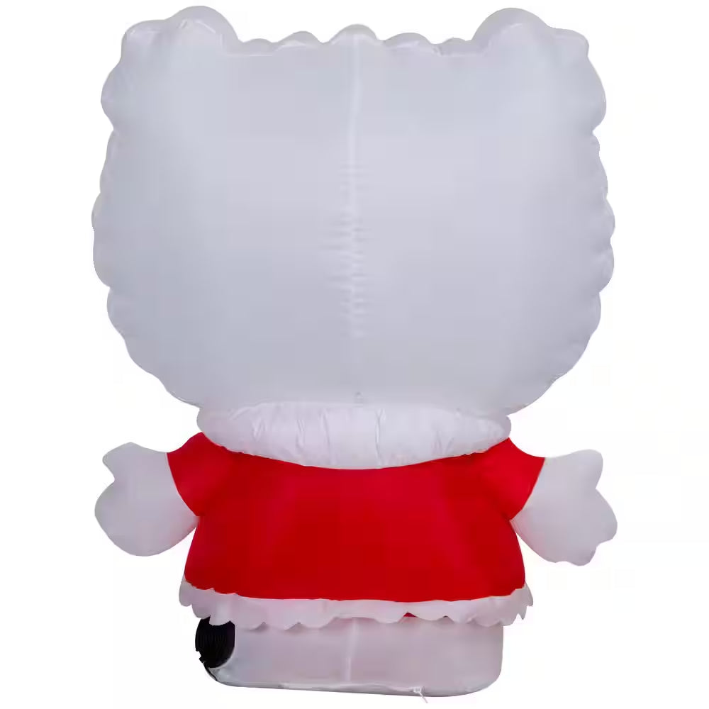 35.83 In. H X 20.87 In. L X 28.74 In. W Christmas Inflatable Airblown- in Red Snowflake Dress-Sm-Sanrio