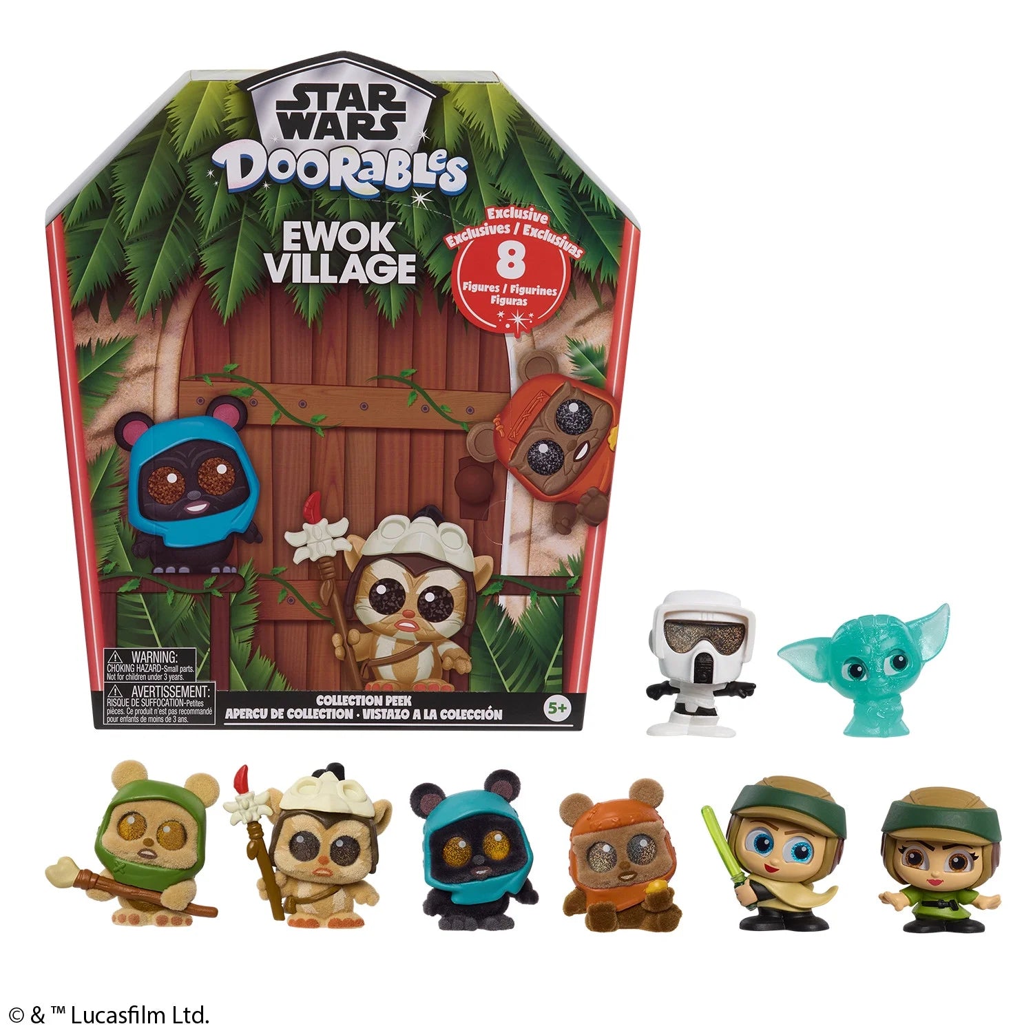 STAR WARS™ Doorables Ewok Village Collection Peek, Collectible Figures, Kids Toys for Ages 5 Up