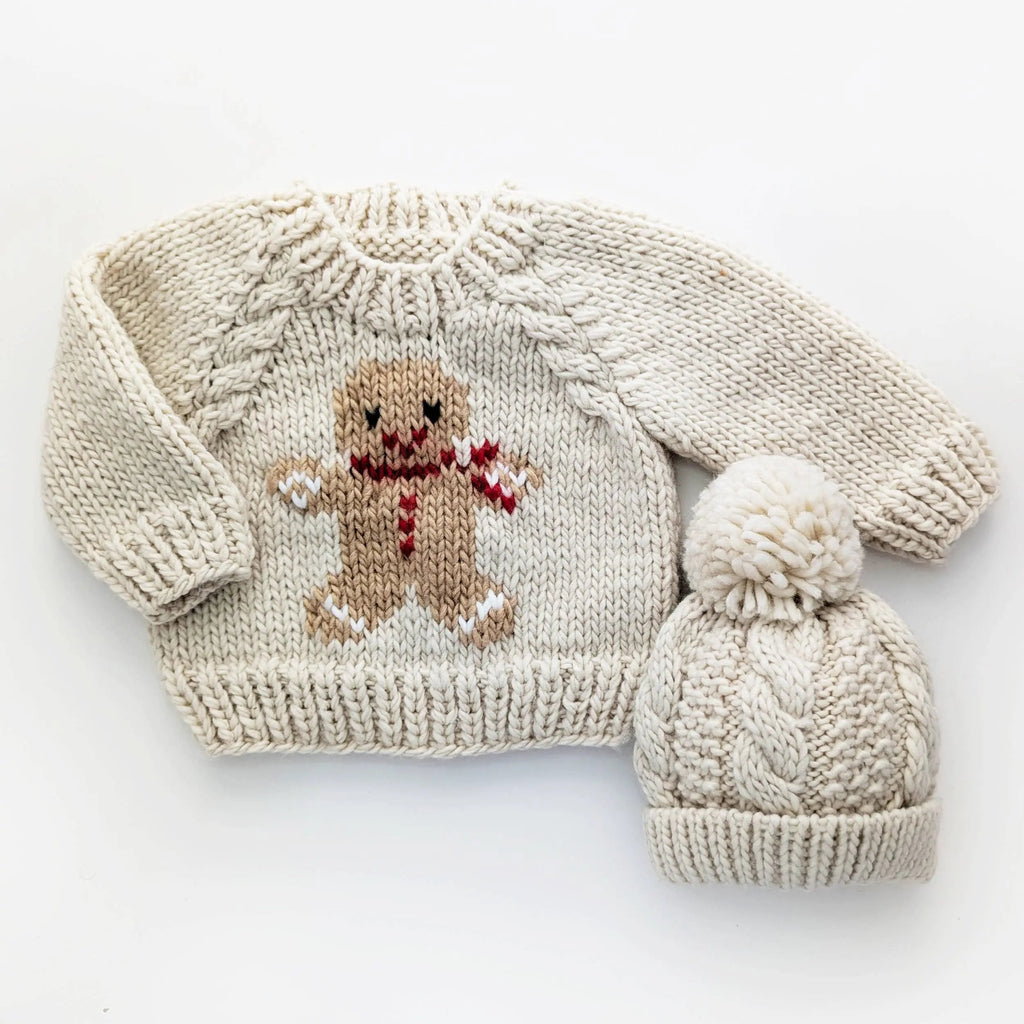 Gingerbread Sweater for Baby & Toddler - Baby Christmas Sweater