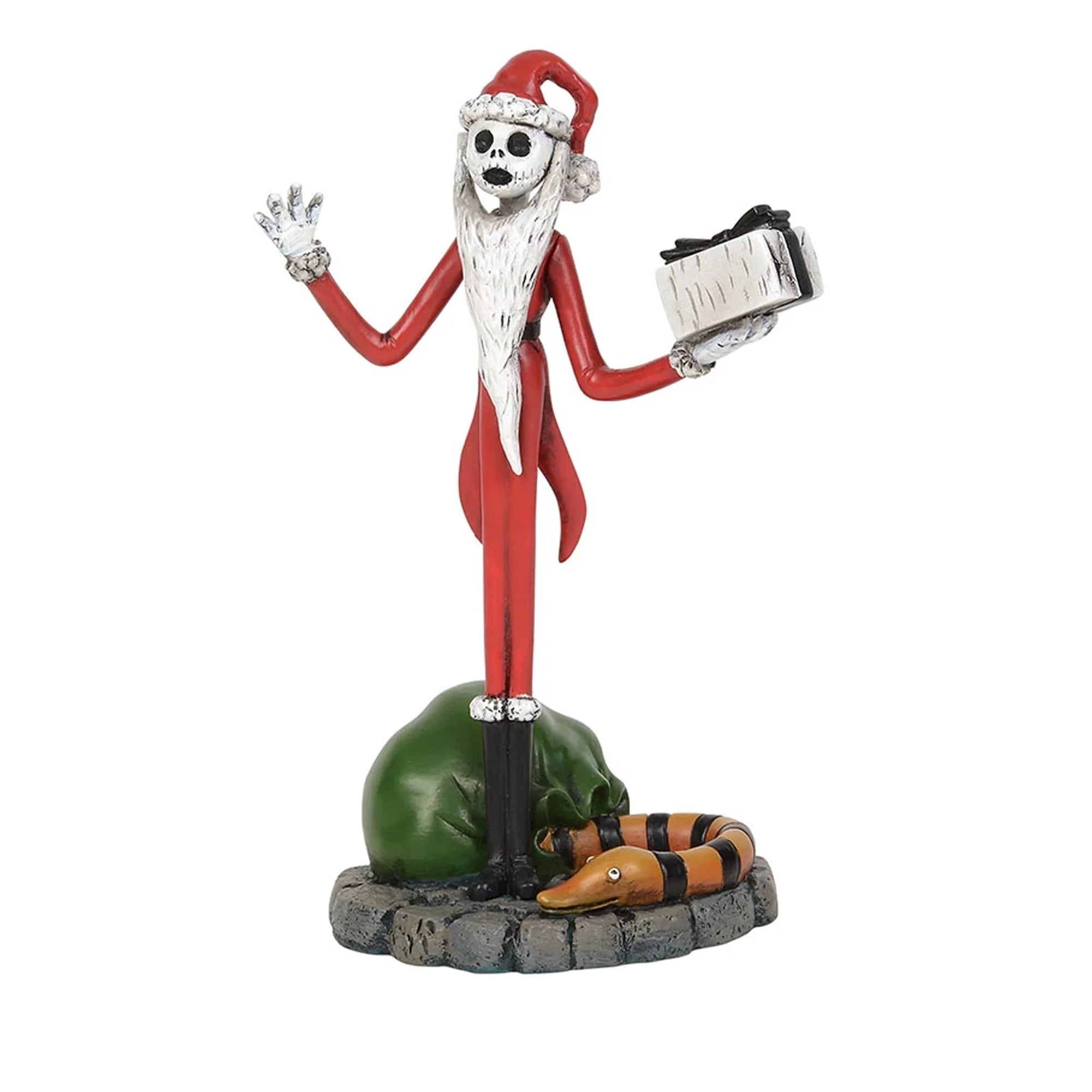 Nightmare before Christmas Village Jack Steals Christmas Accessory Multicolor Figurine 3.9In H