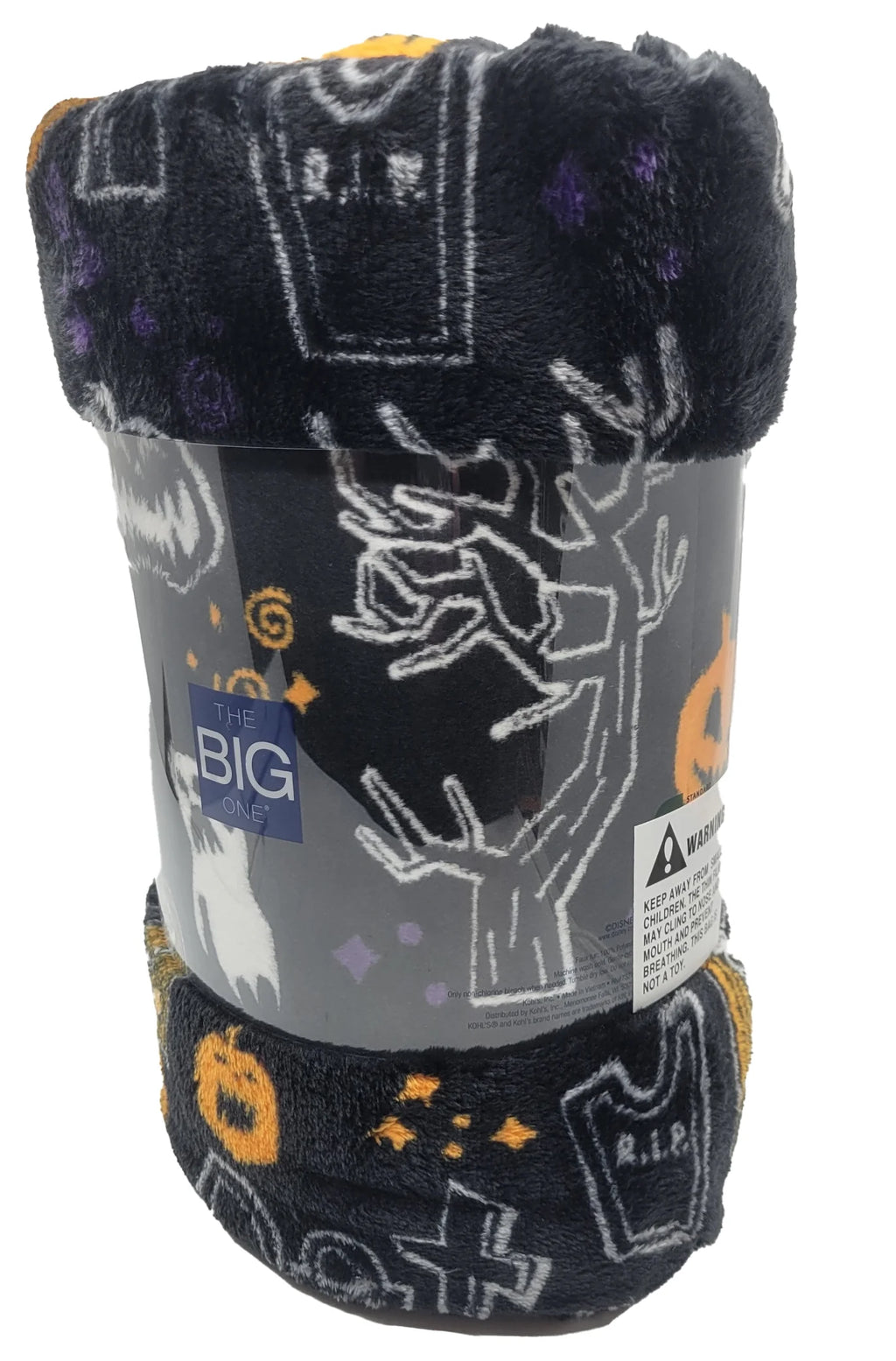 Nightmare before Christmas Throw Blanket, Plush Fuzzy Soft Warm Cozy 5 Ft X 6 Ft