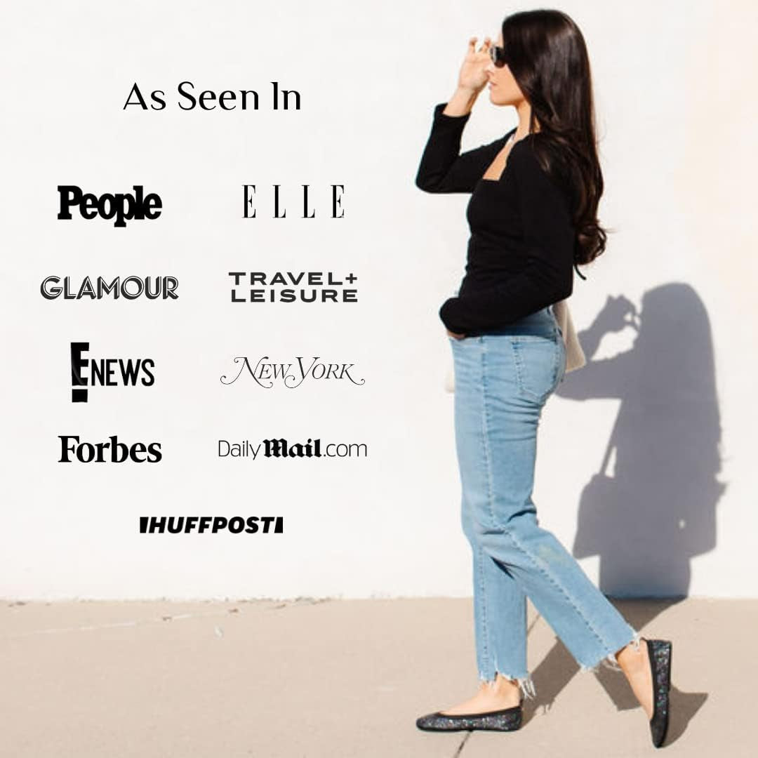 Samara Women'S Leather Metallic Foldable Ballet Flat