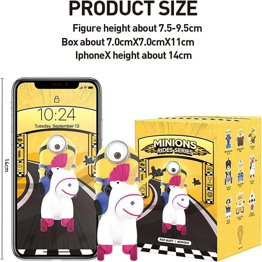 Minions Mount Series 1PC Blind Box Toy Box Bulk Popular Collectible Random Art Toy Hot Toys Cute Figure Creative Gift, for Christmas Birthday Party Holiday