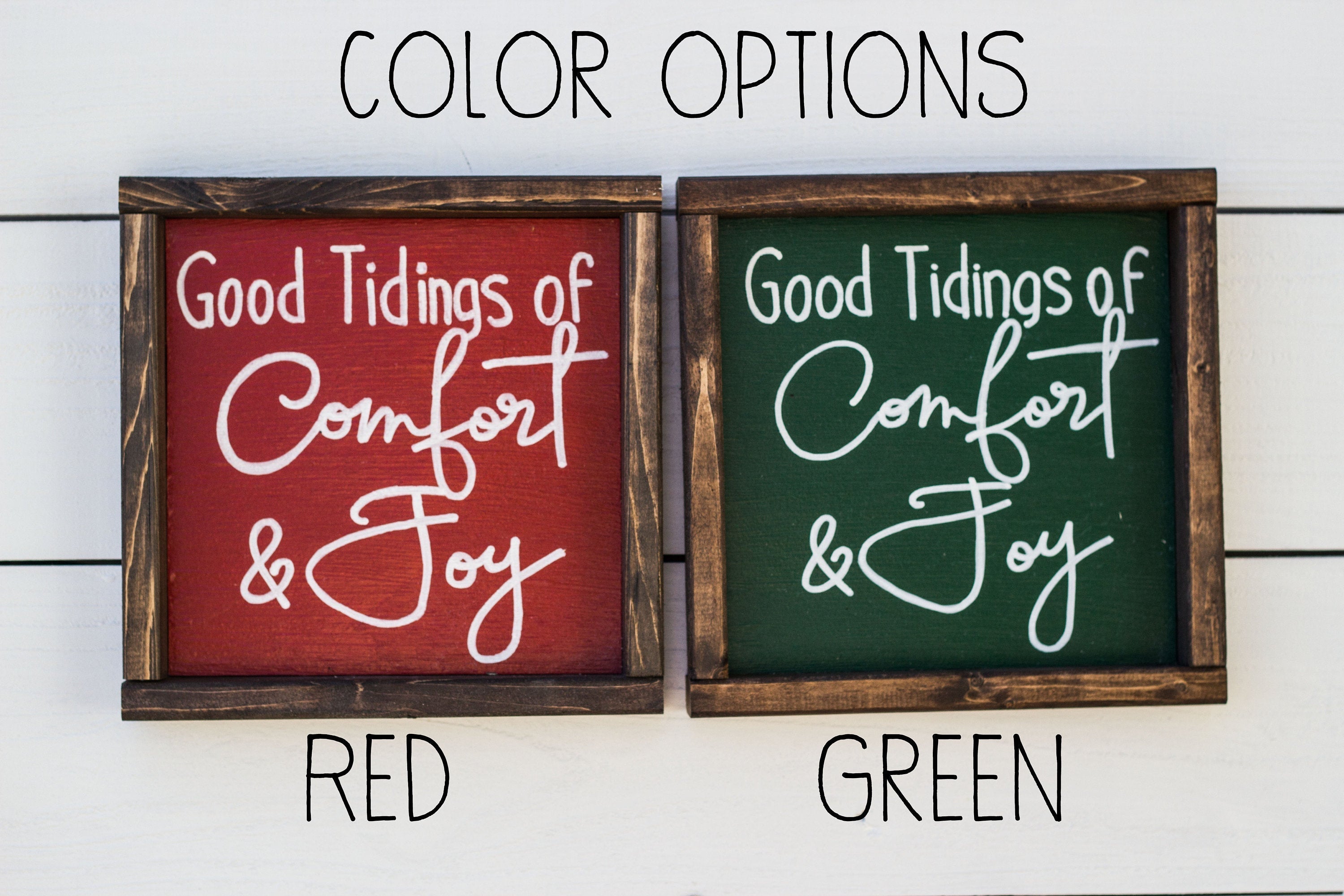 Merry Christmas Wood Sign