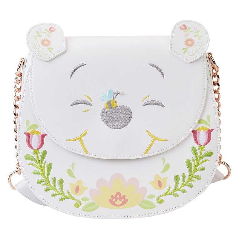 Winnie the Pooh Cosplay Folk Floral Crossbody Bag